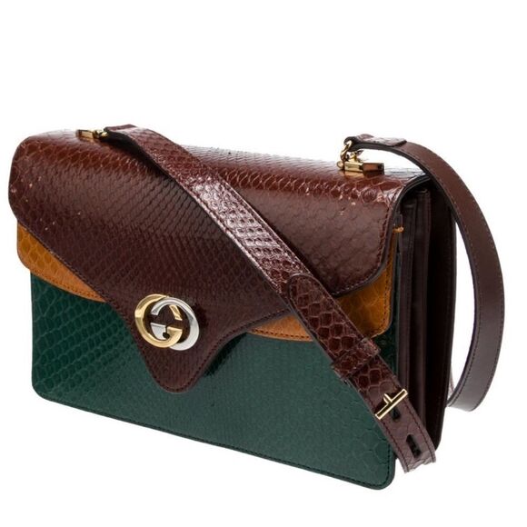 Gucci Python Shoulder Bag - Picture 4 of 5